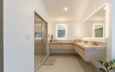 Master Bathroom, Closet, and Powder Room