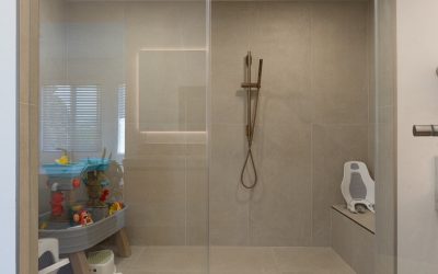 Master Bathroom, Closet, and Powder Room